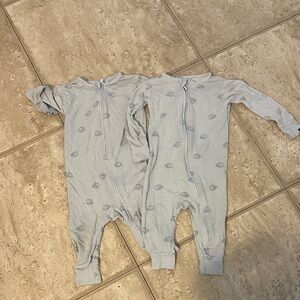 Gerber Gray Kids Pajama Footies